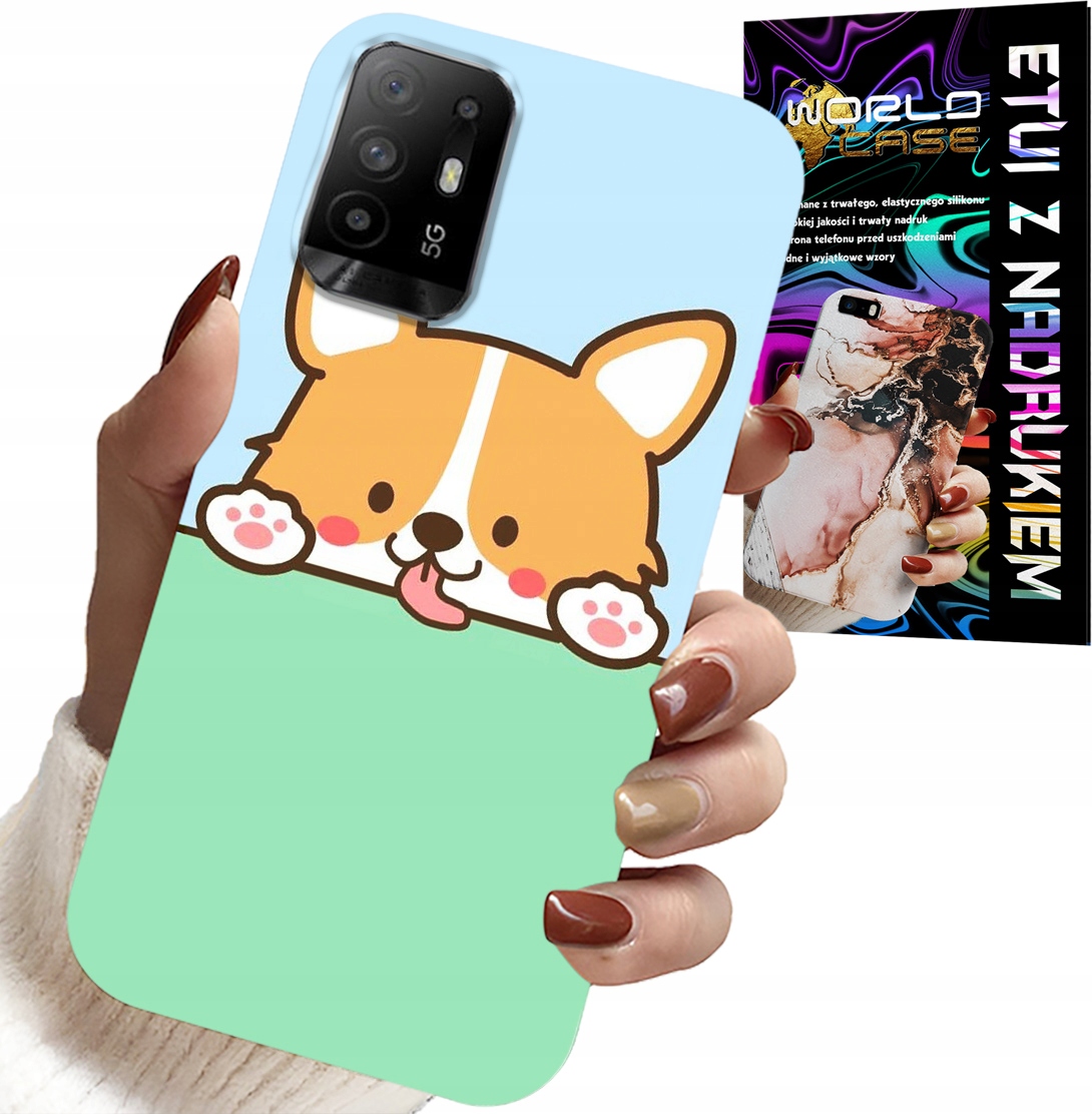 ETUI DO OPPO RENO 5Z / A94 5G - SŁODKI PIESEK WZORY Z BAJEK POKROWIEC