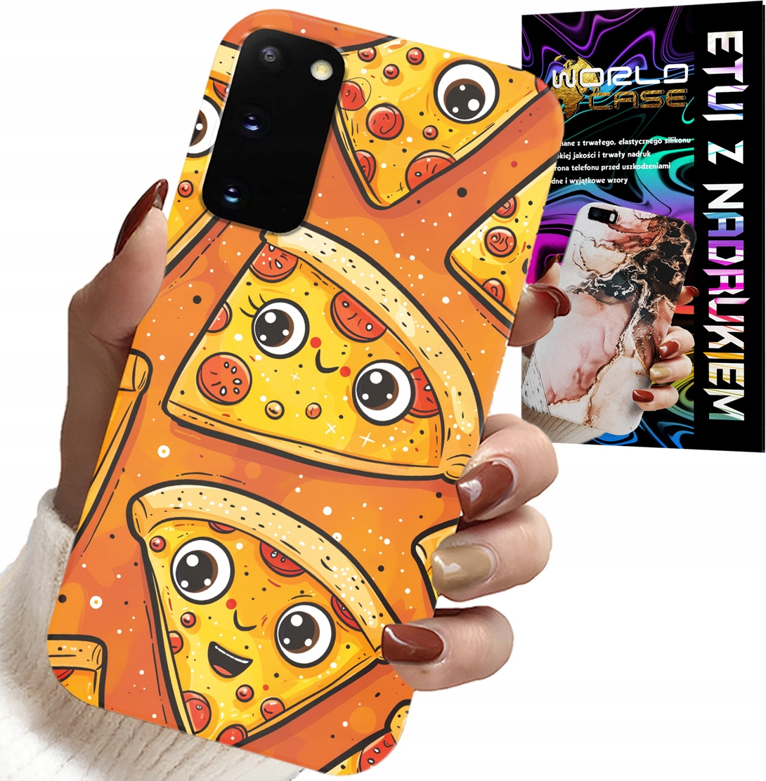ETUI DO SAMSUNG GALAXY S20 - SŁODKIE UŚMIECHNIĘTE PIZZE CASE + FOLIA