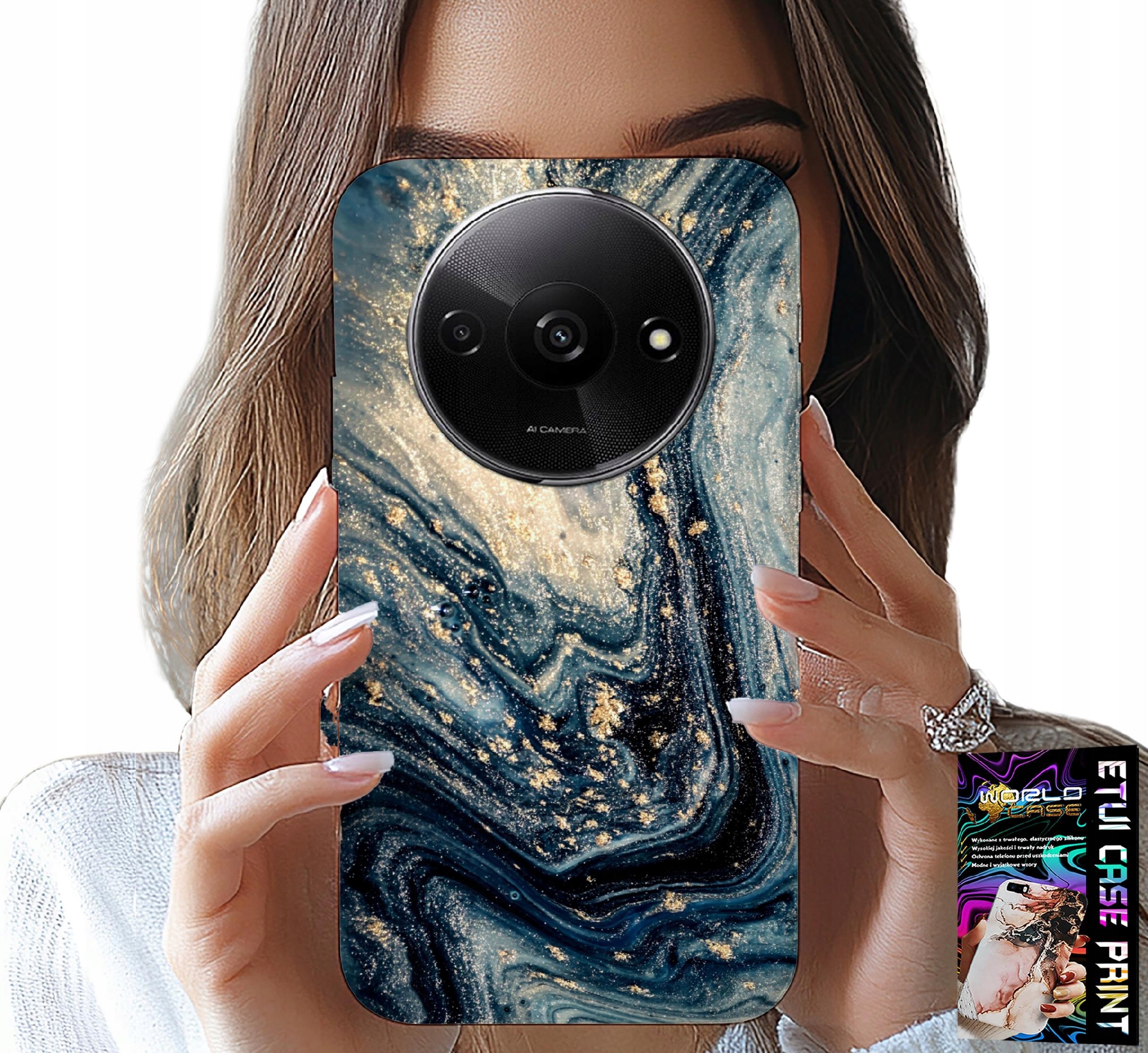 ETUI DO XIAOMI REDMI A3 - KAMIENNE ELEGANCKIE WZORY OBUDOWA CASE