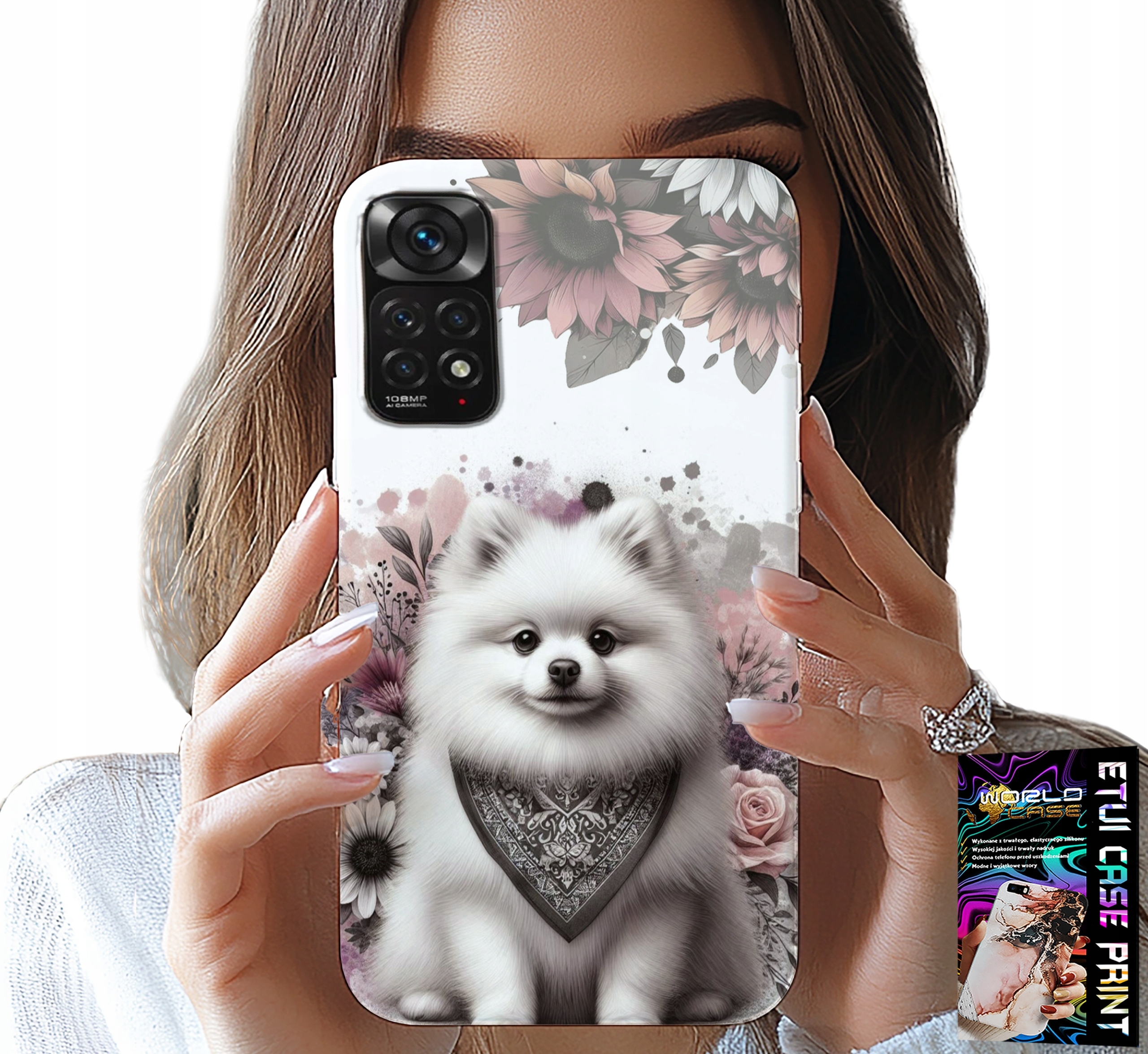 ETUI DO XIAOMI NOTE 11 / 11S - POMERANIAN, SZPIC MINIATUROWY, RASY PSÓW