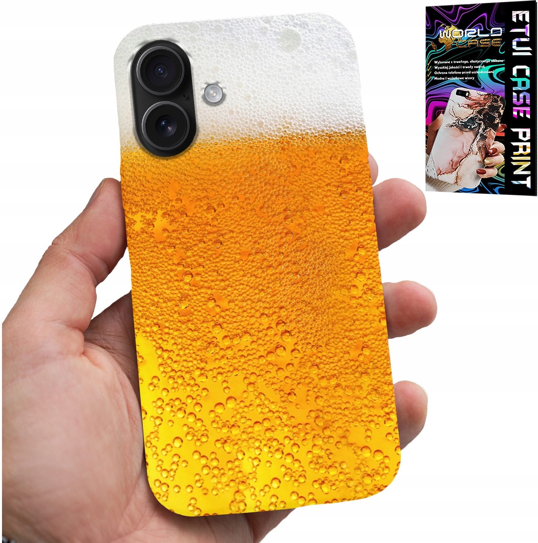 ETUI DO IPHONE 16 - PIWO, KUFEL PIWA WZORY DLA MĘŻCZYZN CASE