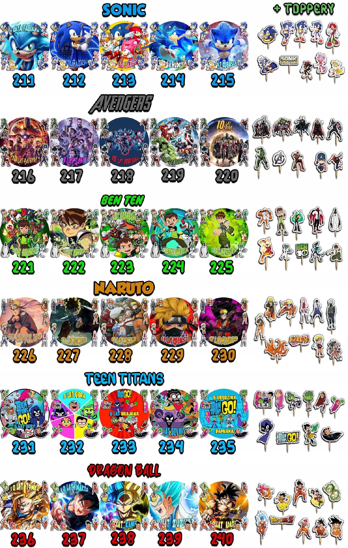 ZESTAW OPŁATEK NA TORT 20CM + TOPPERY PAPIEROWE - DINOZAUR 15CM 18CM