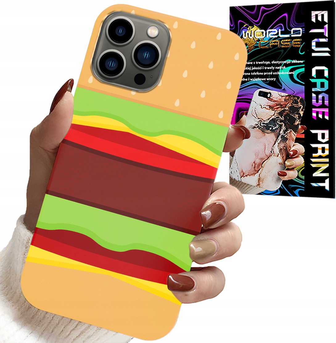 ETUI DO IPHONE 12 PRO - CASE BURGER CHEESEBURGER OBUDOWA PREZENT