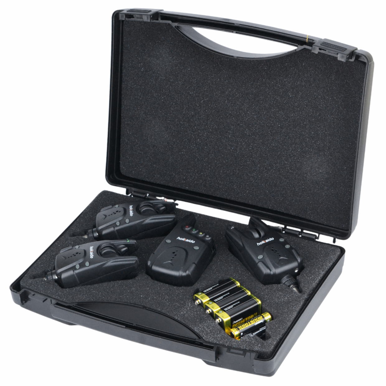 ZESTAW SYGNALIZATORÓW WĘDKARSKICH HOKKAIDO Z CENTRALKĄ 3+1 +