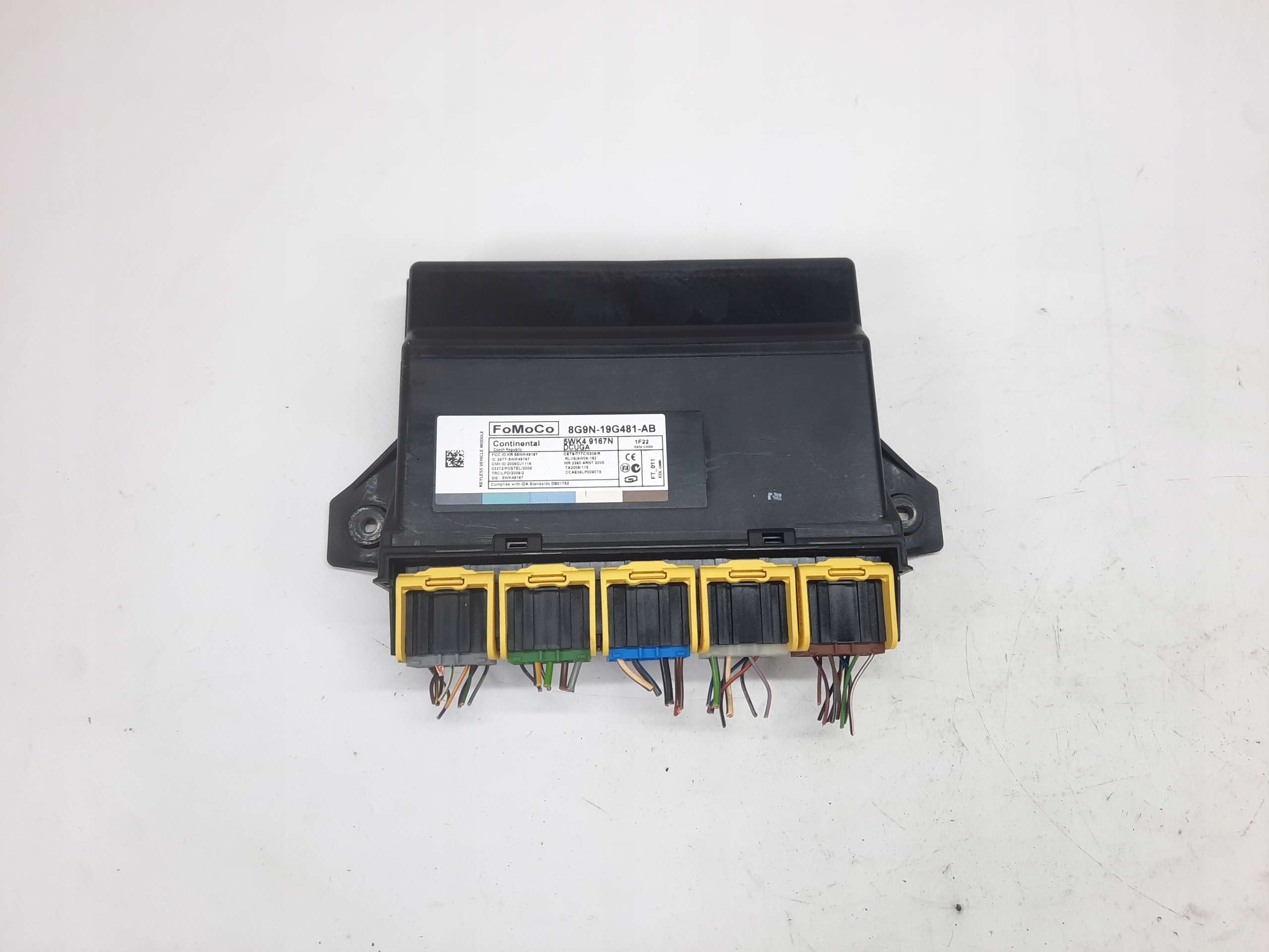 JAGUAR XF X250 MODULE DE COMMANDE DU CORPS BCM 8G9N-19G481-AB Pièce d'origine d'occasion
