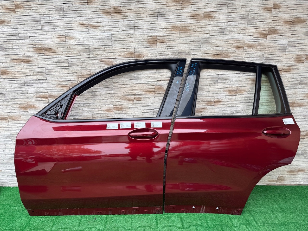 BMW X3 X3M G01 F97 SHADOW LINE Türen links vorne hinten C57 OE Original Teil