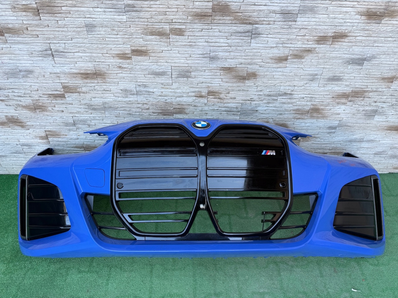 BMW 4 I4 G26 M PAKIET CARBON KARBON Vordere Stoßstange Bumper OE Original Teil