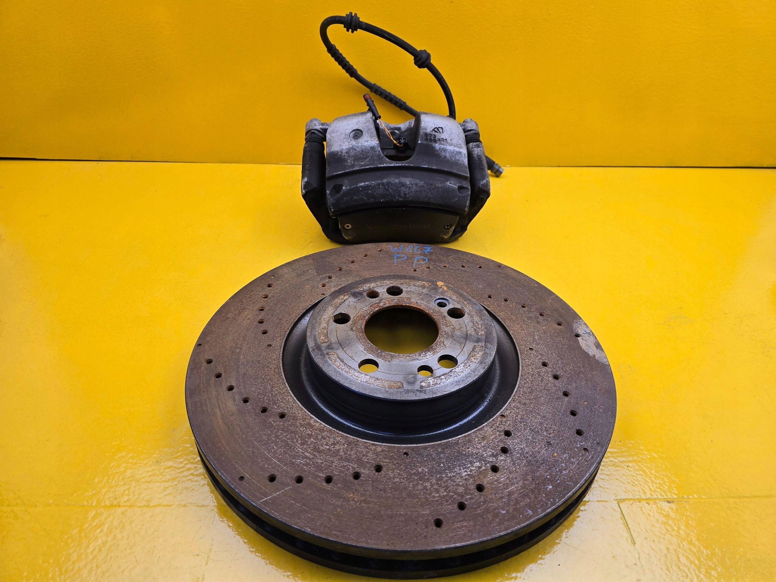 Mercedes-Benz GLE W167 Rechter vorderer Bremssattel & Scheibe A1674214601 OE