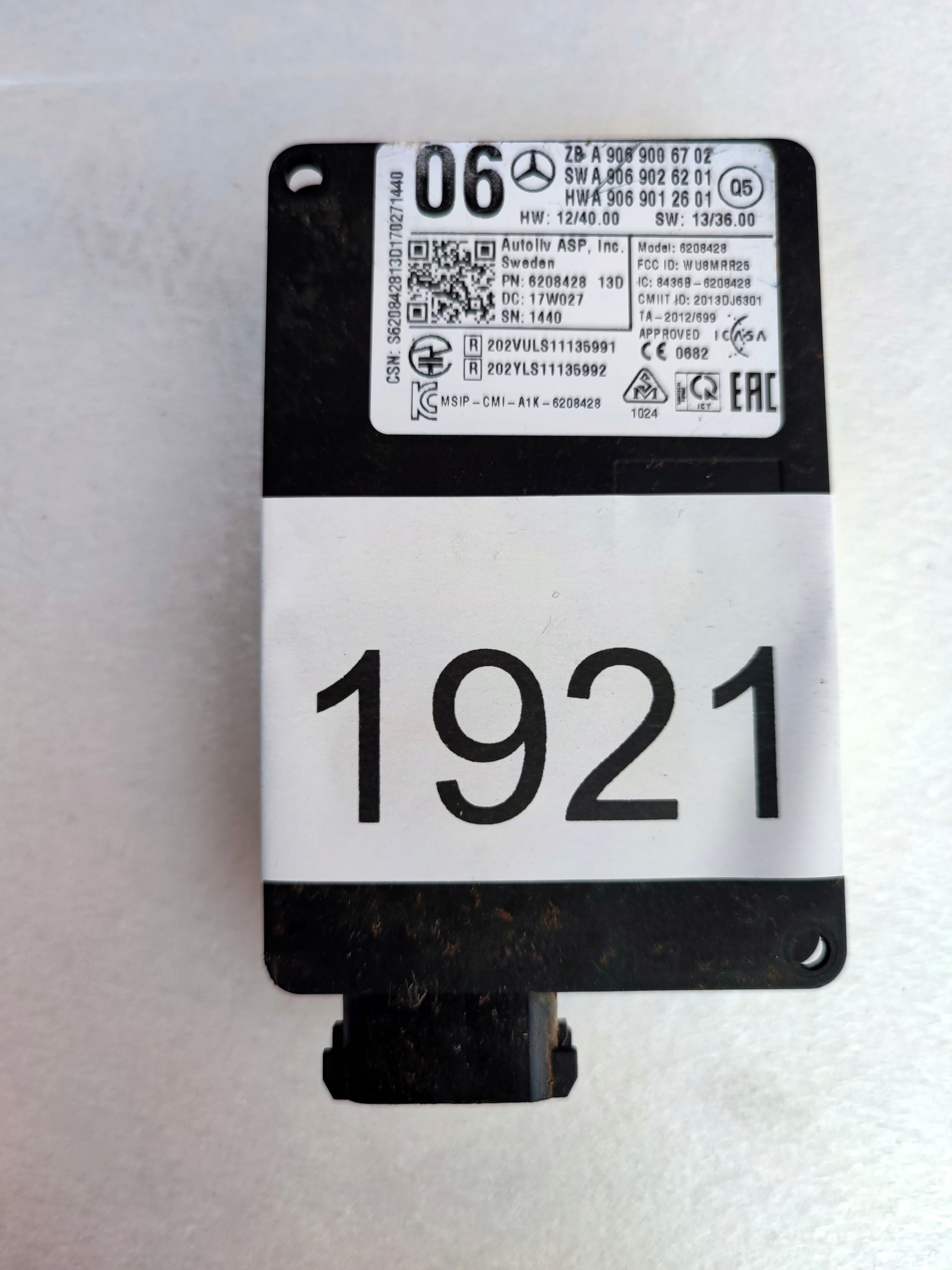 MERCEDES SPRINTER W906 Distronic Radarsensor A9069006702 OE Original Teil