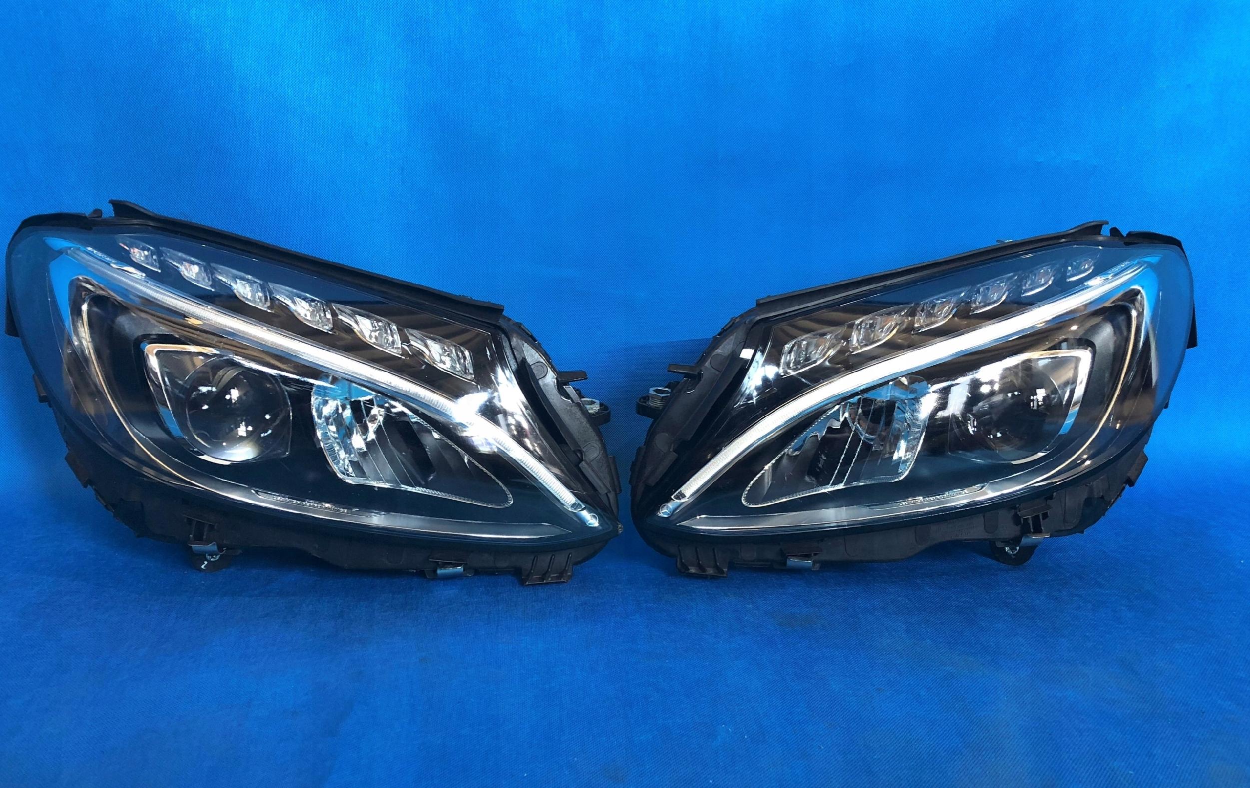 MERCEDES KLASA C W205 Frontscheinwerfer Links OE Original Teil Gebraucht