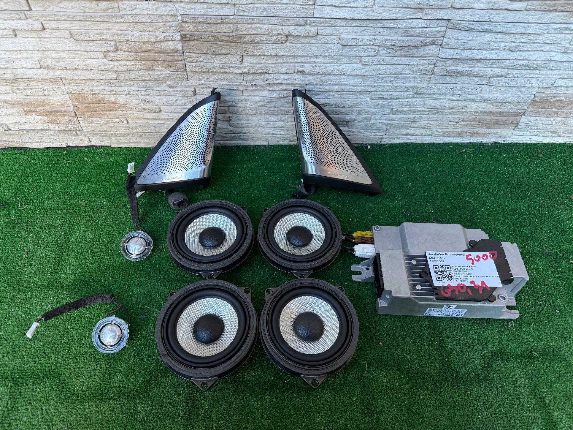 BOWERS WILKINS BMW 5 G30 G31 F90 Soundsystem 7927896, 9279635, 9388608 OE