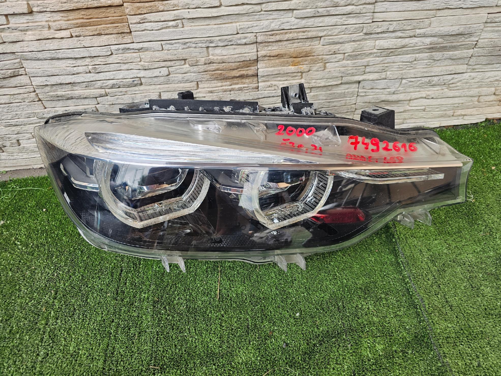 BMW 3 F30 LCI LED ADAPTIVE Frontscheinwerfer Rechts 7492616 LHD OE Original Teil