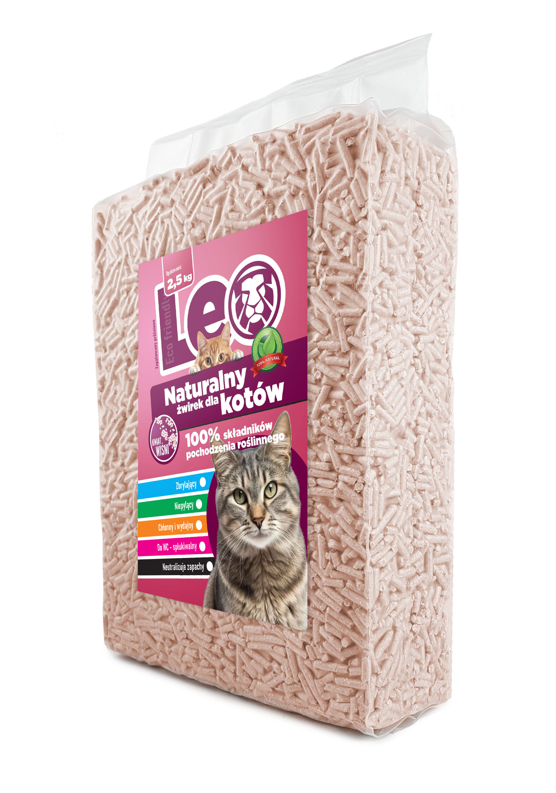 Żwirek dla kotów Leo - Kwiat wiśni