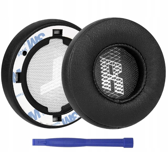 NAUSZNIKI GĄBKI PADY DO JBL E35 E45 E35BT E45BT BT CZARNE + TAŚMA 3M