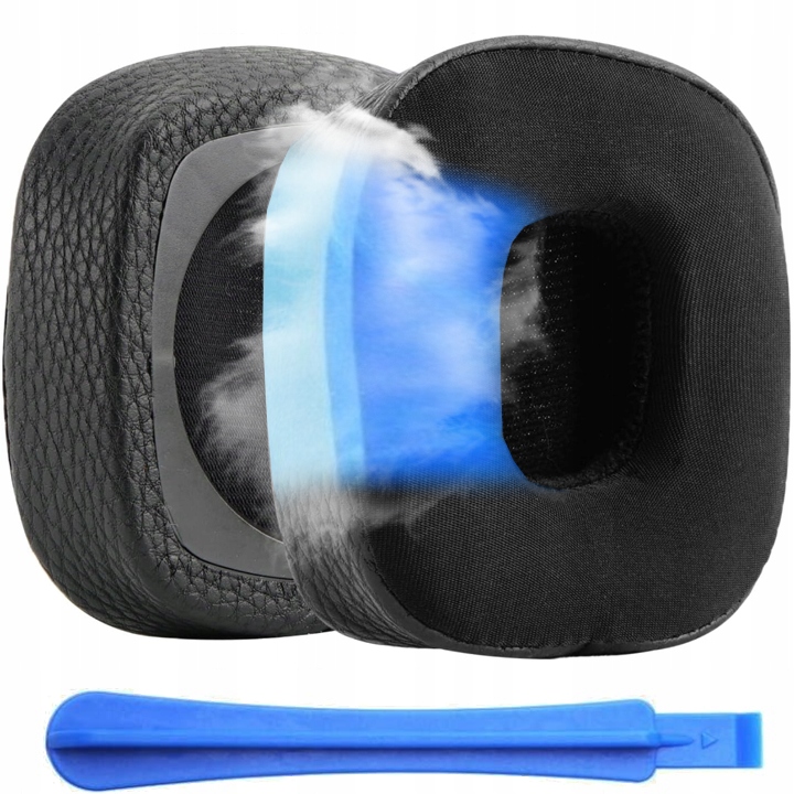 ŻELOWE CHŁODZĄCE NAUSZNIKI GĄBKI PADY DO MARSHALL MAJOR III 3 CZARNE BLACK