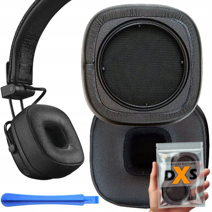 NAUSZNIKI GĄBKI PADY DO MARSHALL MAJOR 5 V BLACK CZARNE HQ JAKOŚĆ PREMIUM