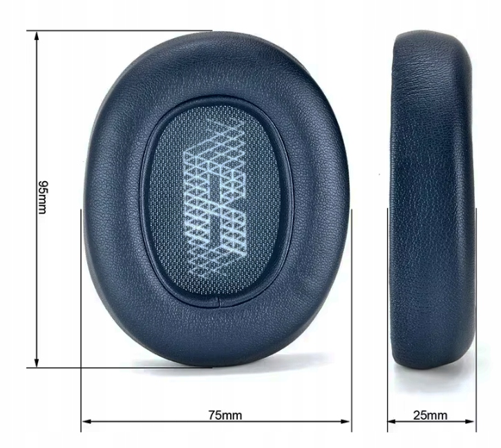 NAUSZNIKI PADY DO JBL LIVE 650 BTNC 660 LIVE650BT DARK NIEBIESKIE JAKOŚĆ HQ - obrazek 5