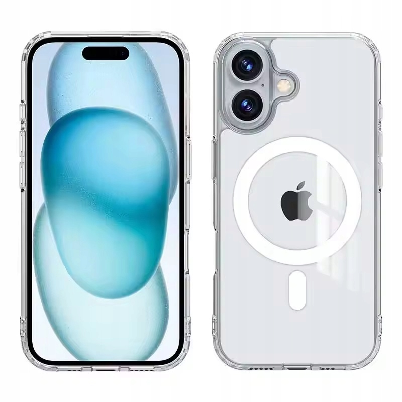 ETUI MAGSAFE DO iPhone 16 CLEAR SHOCK CASE