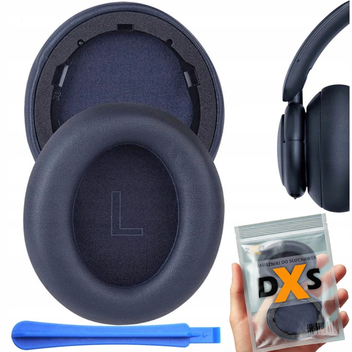 NAUSZNIKI GĄBKI PADY DO SŁUCHAWEK ANKER SOUNDCORE LIFE Q30 / BT GRANATOWE