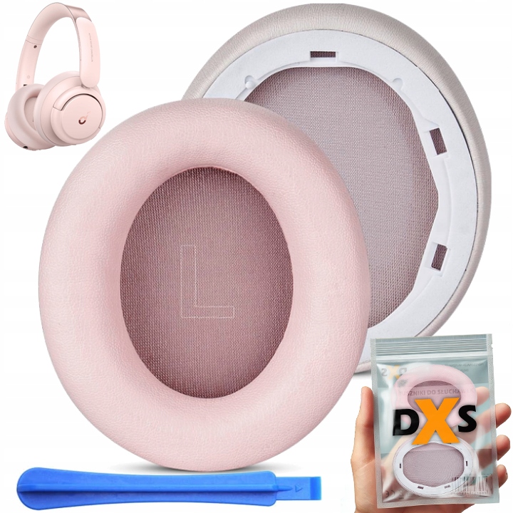 NAUSZNIKI GĄBKI PADY DO SŁUCHAWEK ANKER SOUNDCORE LIFE Q30 / BT RÓŻOWE