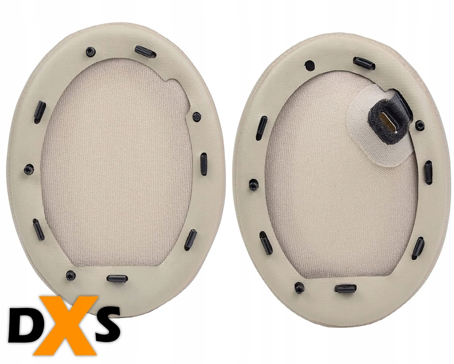 NAUSZNIKI GĄBKI PADY DO SŁUCHAWEK SONY WH-1000XM4 ANC JAKOŚĆ BEŻOWE+ FILTRY - obrazek 2