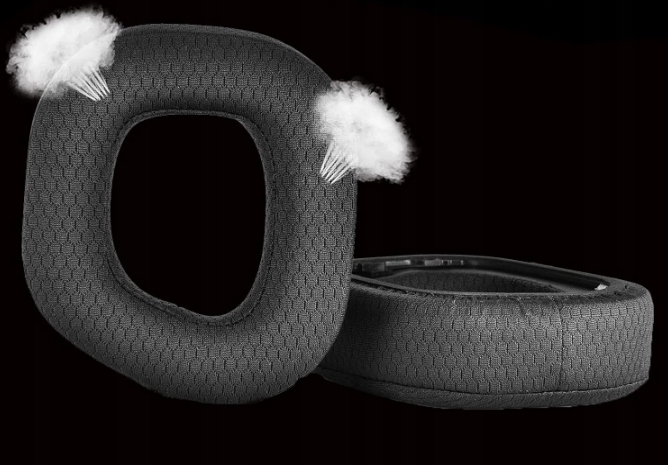 NAUSZNIKI GĄBKI PADY DO SŁUCHAWEK CORSAIR HS80 RGB GRUBE HQ - obrazek 9