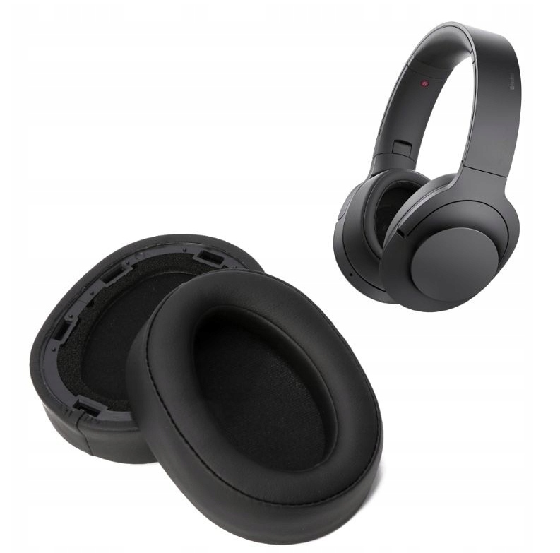 NAUSZNIKI GĄBKI PADY DXS DO SŁUCHAWEK SONY MDR-100ABN WH-H900N CZARNE - obrazek 7