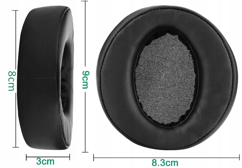 NAUSZNIKI GĄBKI PADY DO SŁUCHAWEK SONY MDR-XB950 XB950N BT AP B1 N1 JAKOŚĆ - obrazek 6