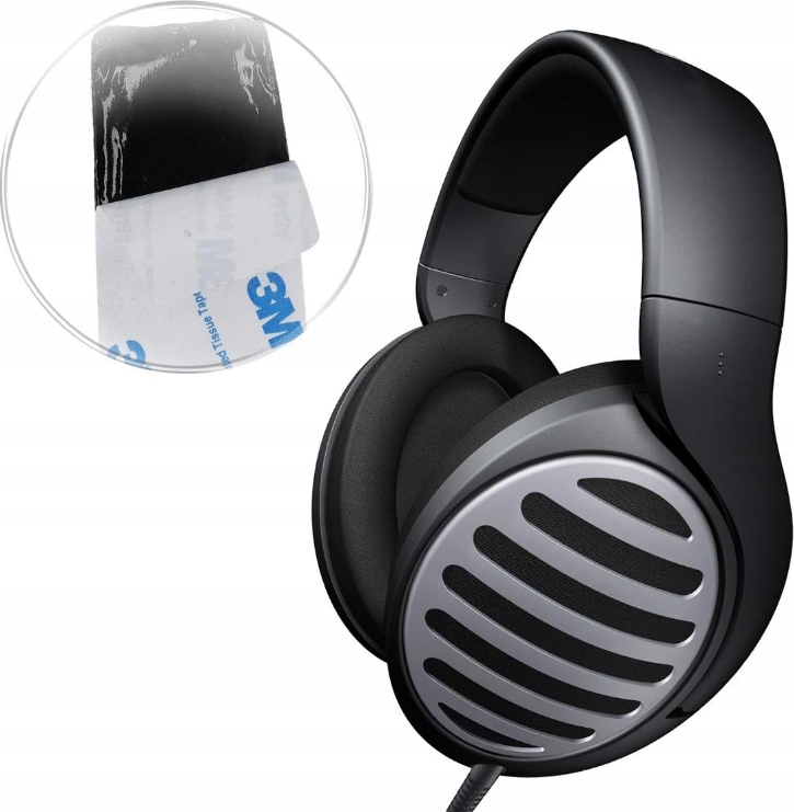 GÓRNA GĄBKA NAKŁADKA PAŁĄK DO SENNHEISER HD515 518 555 558 595 598 PC360 - obrazek 4