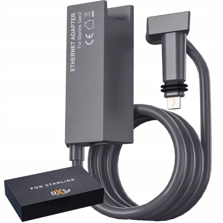 Starlink Ethernet Satelitarny Adapter Rozdzielacz Do Sieci Przewodowej DXS