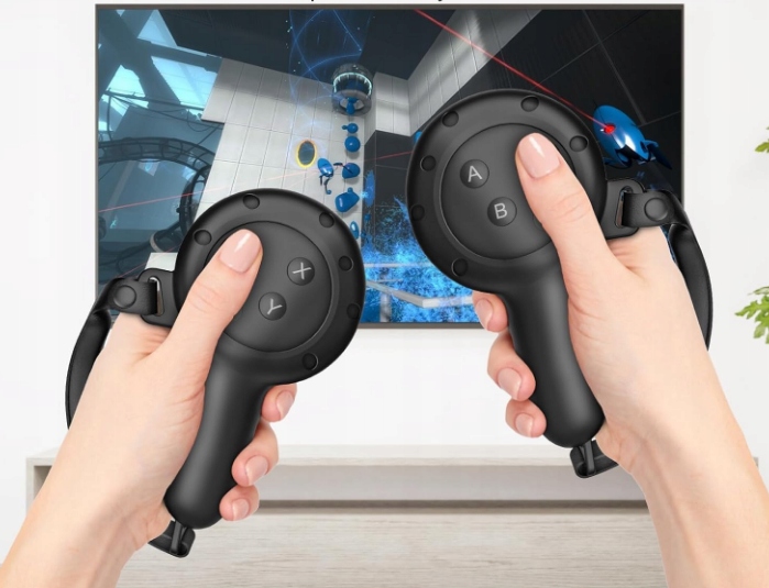 SILIKONOWE POKROWCE ETUI NA KONTROLERY + UCHWYT DO OCULUS META QUEST 3, 3S - obrazek 8