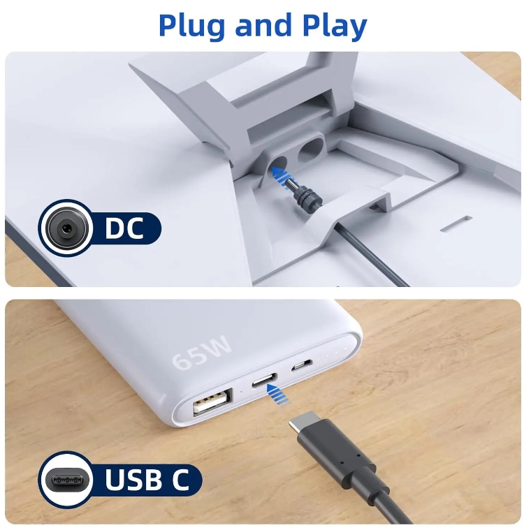 KABEL ZASILAJĄCY 3w1 DO STARLINK MINI - USB-C + CAR + DC do DC 5M, 100 W 5A - obrazek 4
