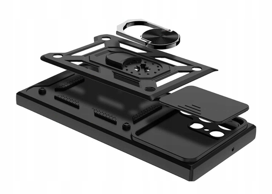 ZESTAW PANCERNE ETUI OBUDOWA CASE SHIELD DO SAMSUNG S23 ULTRA + POLIMER - obrazek 7