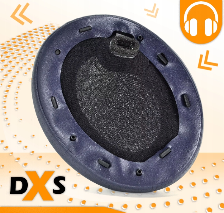 NAUSZNIKI GĄBKI PADY DO SŁUCHAWEK SONY WH-1000XM4 ANC JAKOŚĆ NIEBIESKIE - obrazek 2