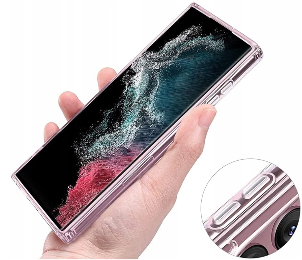 ZESTAW ETUI OBUDOWA MAGSAFE DO SAMSUNG S23 ULTRA - CLEAR CASE + POLIMER - obrazek 7