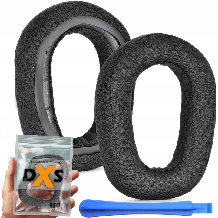 NAUSZNIKI GĄBKI PADY DXS DO SŁUCHAWEK LOGITECH G435 WYSOKA JAKOŚĆ HQ