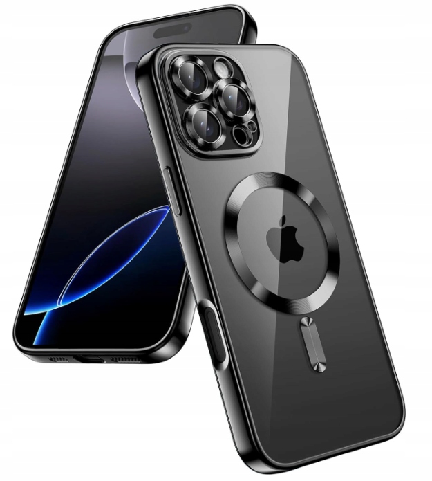 METALICZNE ETUI OBUDOWA MAGSAFE DO iPhone 16 Pro Max CASE BŁYSZCZĄCE ZŁOTO