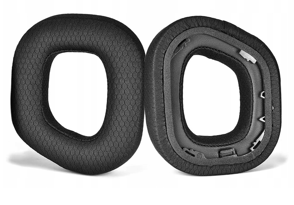 NAUSZNIKI GĄBKI PADY DO SŁUCHAWEK CORSAIR HS80 RGB GRUBE HQ - obrazek 4