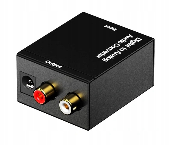 KONWERTER OPTYCZNY TOSLINK COAXIAL NA 2 CHINCH RCA - obrazek 2