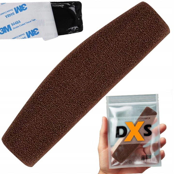 GÓRNA GĄBKA NAKŁADKA PAŁĄK DO SENNHEISER HD515 518 555 558 595 598 BRĄZOWE