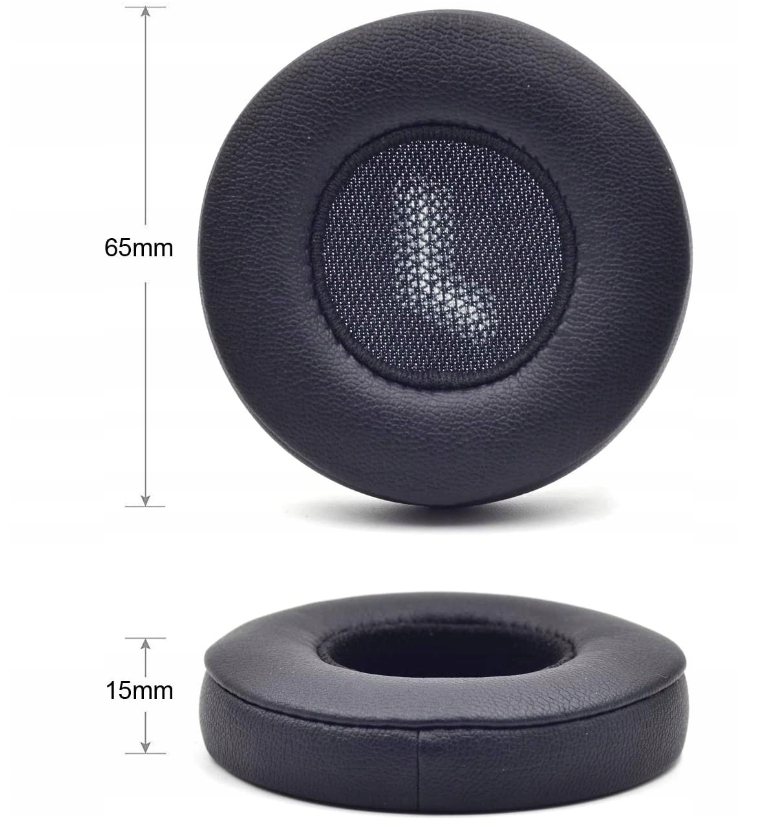 NAUSZNIKI GĄBKI PADY DO JBL E35 E45 E35BT E45BT BT CZARNE + TAŚMA 3M - obrazek 5
