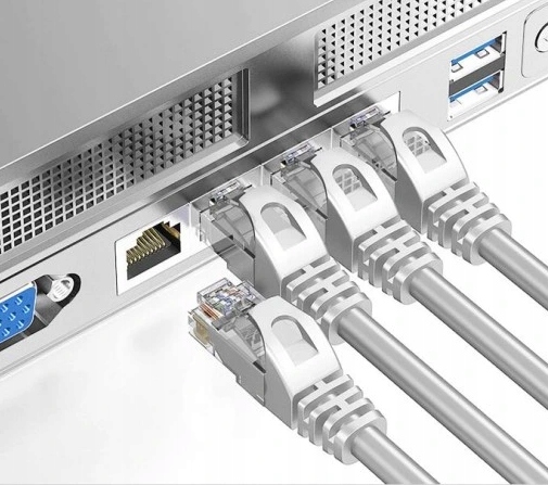 Kabel Przewód Sieciowy Lan Cat5e Ethernet Skrętka Cat 5e UTP KAT 5 RJ45 30m - obrazek 4