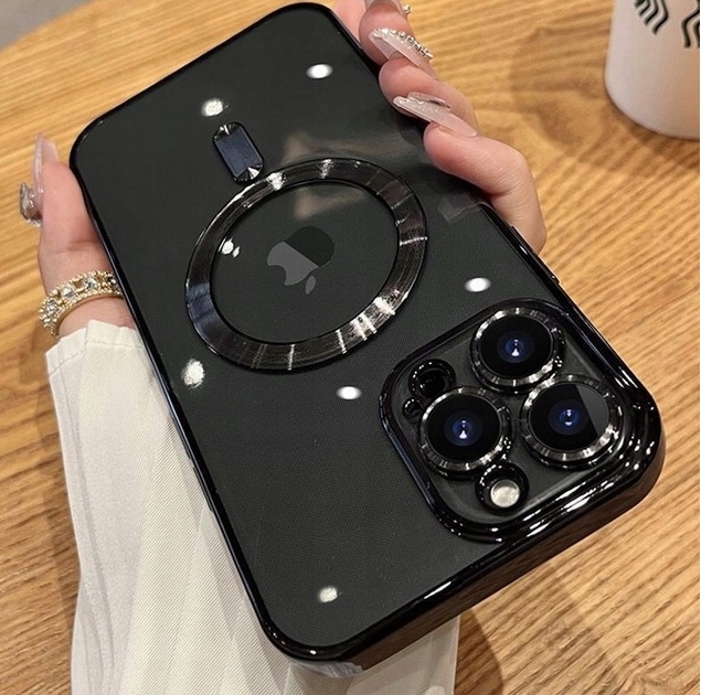 ETUI OBUDOWA DO IPHONE 12 PRO MAX MAGSAFE CZARNY - obrazek 5