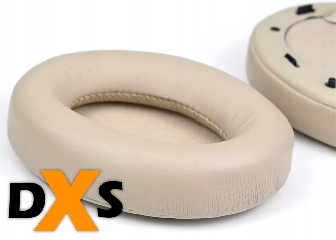 NAUSZNIKI GĄBKI PADY DO SŁUCHAWEK SONY WH-1000XM4 ANC JAKOŚĆ BEŻOWE+ FILTRY - obrazek 6