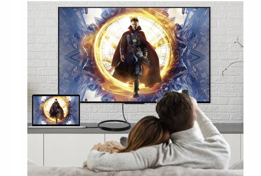 KABEL DISPLAYPORT DO HDMI 1,8 M DP DISPLAY PORT 4K - obrazek 9