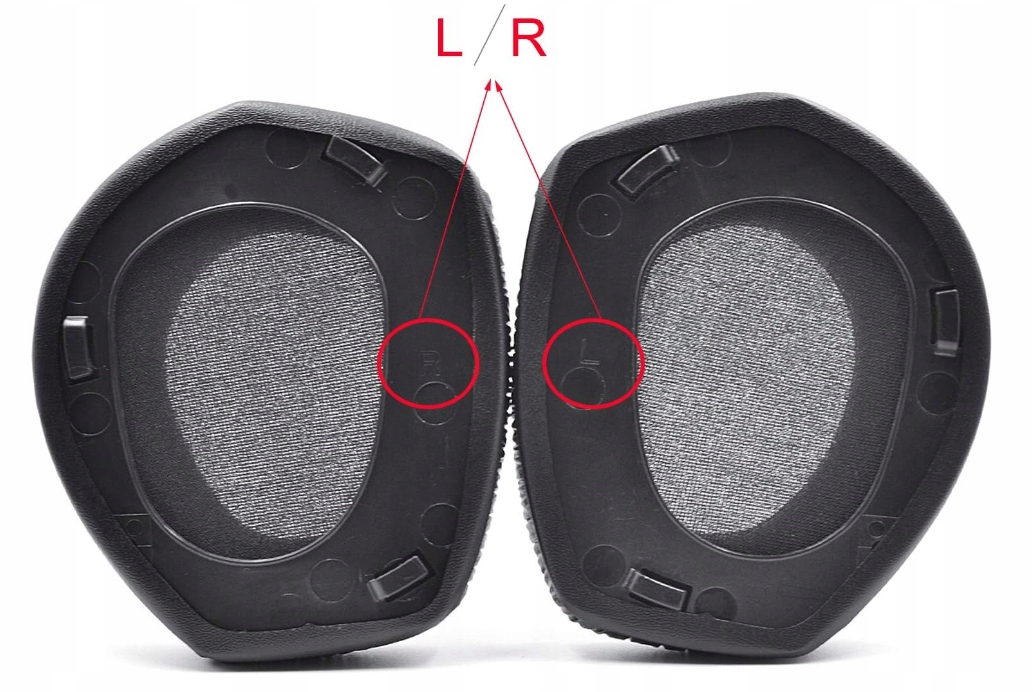 NAUSZNIKI GĄBKI PADY DXS DO SENNHEISER HDR RS165 RS175 RS185 RS195 + RING - obrazek 6