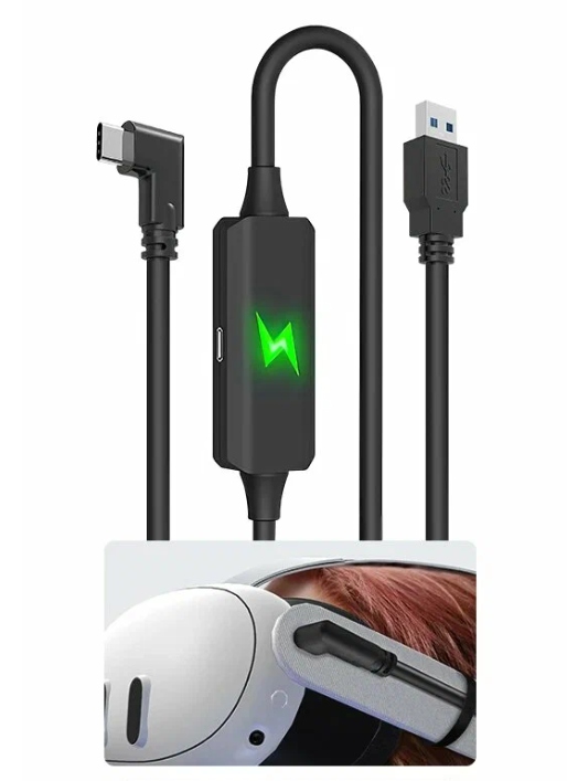 KABEL do OCULUS QUEST 3 LINK USBC 3.2 QUEST 1 QUEST 2 HIGH SPEED 5G + POWER - obrazek 4
