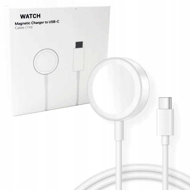 ŁADOWARKA INDUKCYJNA KABEL USB DO APPLE WATCH 1 2 3 4 5 6 SE 7 8 9 10 ULTRA