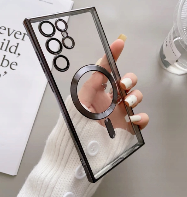 METALICZNE ETUI OBUDOWA MAGSAFE DO SAMSUNG S24 ULTRA CASE ZŁOTY + POLIMER - obrazek 6