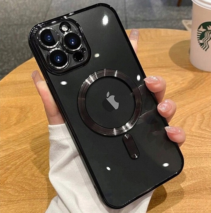 ETUI OBUDOWA CASE DO IPHONE 12 PRO MAGSAFE CZARNY - obrazek 3